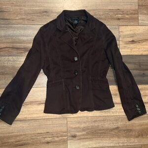 The Limited Dark Brown Tailored Blazer